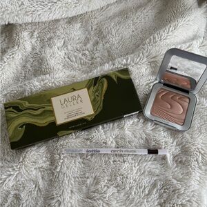 Laura Geller Eyeshadow Pallete Lottie Brow Pencil REM Highlighter Bundle NEW